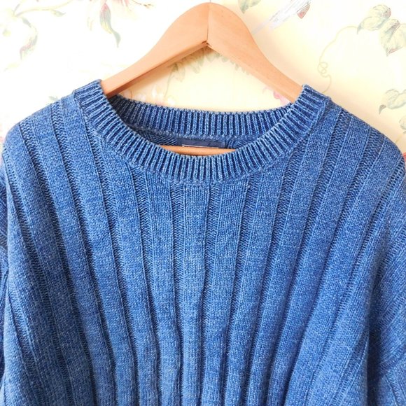🪺 Blue Ribbed Sweater - Picture 6 of 12